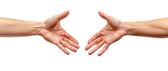 Open Palm Hands in Unity and Cooperation