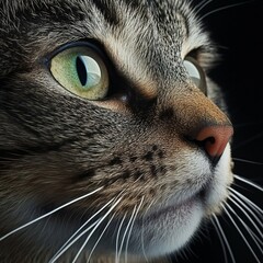 cat, pet, animal, eyes, feline, kitten, fur, portrait, domestic, cute, kitty, face, eye, pets, green, animals, head, whiskers, look, hair, close-up, tabby, closeup, mammal, nose