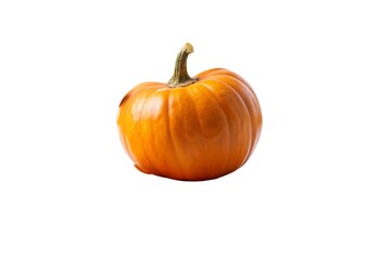 Obraz premium Falling Pumpkin seed, isolated on white background, full depth of field