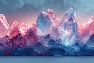 Aquamarine and pink morganite. Mountains of pink-purple crystals.
