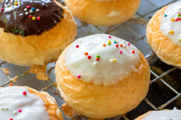 Chocolate-Dipped Donut Delight