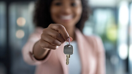 real estate, realtor, house sale, house keys, girl realtor