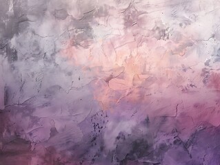 Naklejka premium Purple and brown watercolor painting, grungy