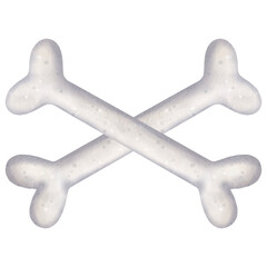 cross bone spooky watercolor halloween clipart, halloween party invitations, scrapbook designs, holiday decoration, mystical, and magical themes, isolated on a white blackground