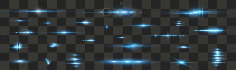 Set of bright light rays.Brigh light on the background.	

