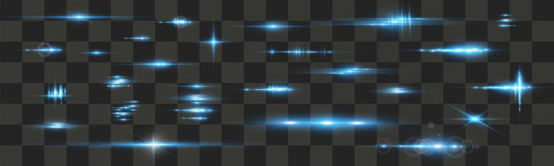 Set of bright light rays.Brigh light on the background.	

