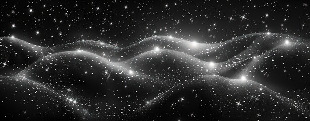 Obraz premium A grayscale background with stars and stripes. Generate AI image