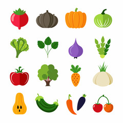 A set of 16 black outline icons of al fruta vector