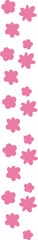 Pink Flowers Vector Graphic
