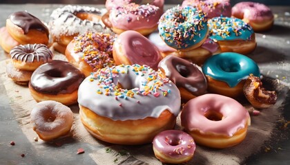 donuts with icing sugar
