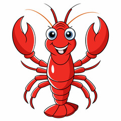 Lobster art vector illustration