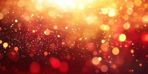 background of red and yellow lights