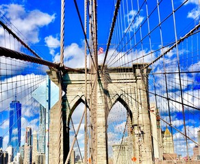 Obraz premium city bridge city