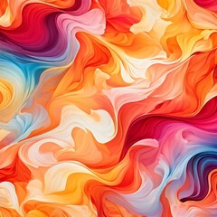 Abstract Symmetry: Vibrant Pattern Design