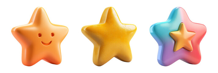 Colorful Socks Set Isolated on Transparent Background