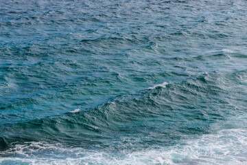 Subtly blackened surface off the coast of the Atlantic Ocean, Lanzarote, Canary Islands