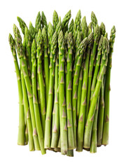 Asparagus, isolated on white background. Generative AI. 