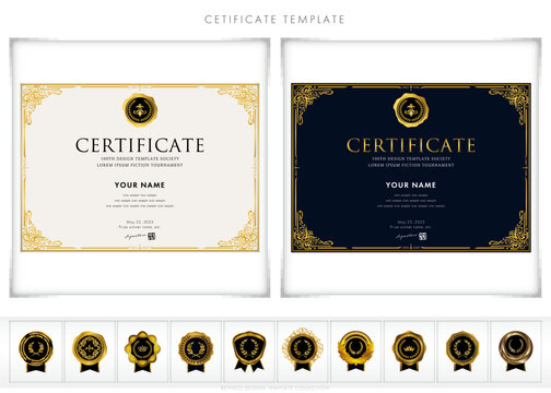 賞状１５５（横）certificate　award　表彰状　celebration