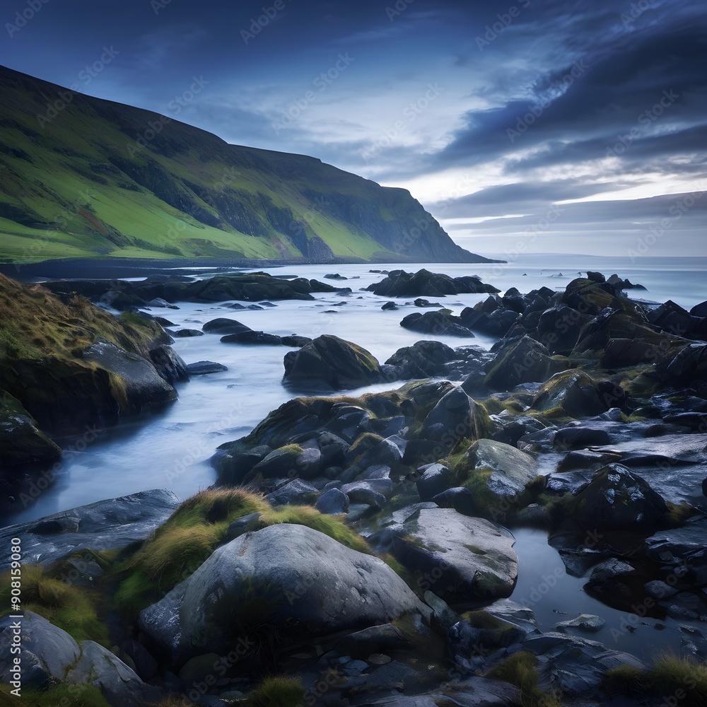 Poster A view of the Giants Causeway in Northern Ireland