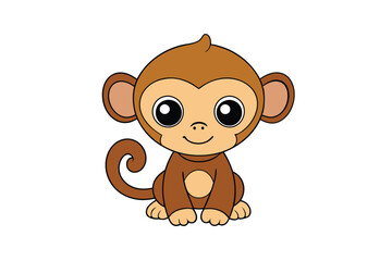 baby bear cartoon of vector art design