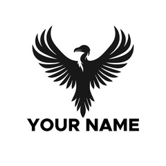 Naklejka premium vulture logo vector