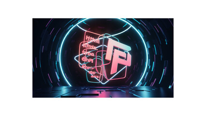 Code, HTML, php web programming source code. Abstract code background - 3d rendering