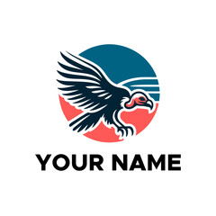 vulture logo vector