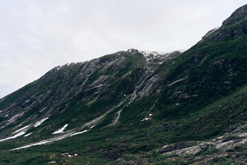 View from a trip to the Austerdalsbreen Glacier and the Austerdalen Valley a day of July 2024, in Western Norway.