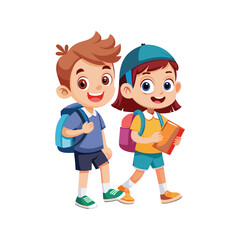 Back To School Silhouette Vector