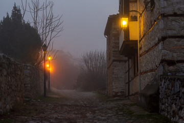 old street in the night