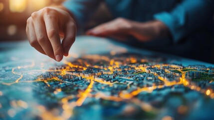 Planning and Exploring a Cityscape