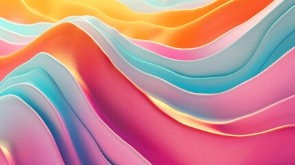 Obraz premium Colorful abstract wave shpae liquid background.