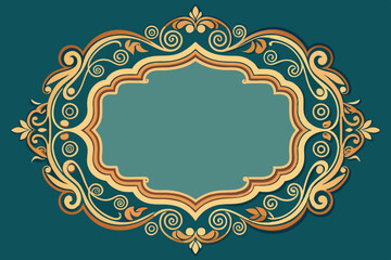 Vintage Frame image vector arts illustration