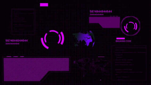 HUD Animation motion templet sci fi