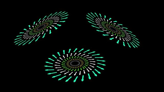 line circle bled animation templet