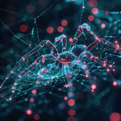 Spider weaves a digital network