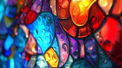 Mosaic background. Generative AI