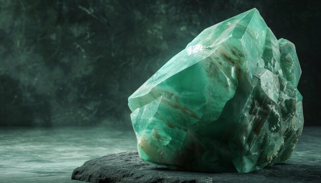 Amazonite ore is a silicate mineral with a bluish-green crystal texture.