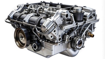 Engine's Embrace: A Symphony of Motion and Silence  AI generated