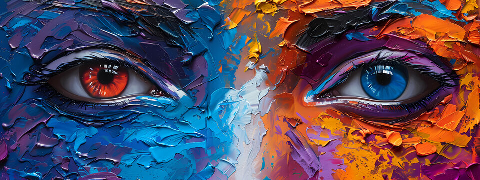 Abstract Artistic Eye Portraits