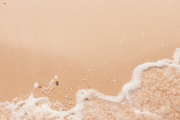 a place for text on a seascape with a wave