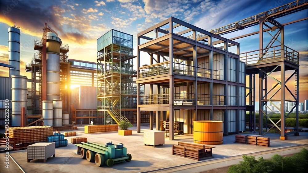 Aufkleber the alchemy of construction: transforming materials into structures generative ai