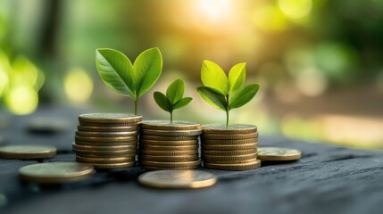 Growth and Investment: Symbolic Image of Financial Prosperity