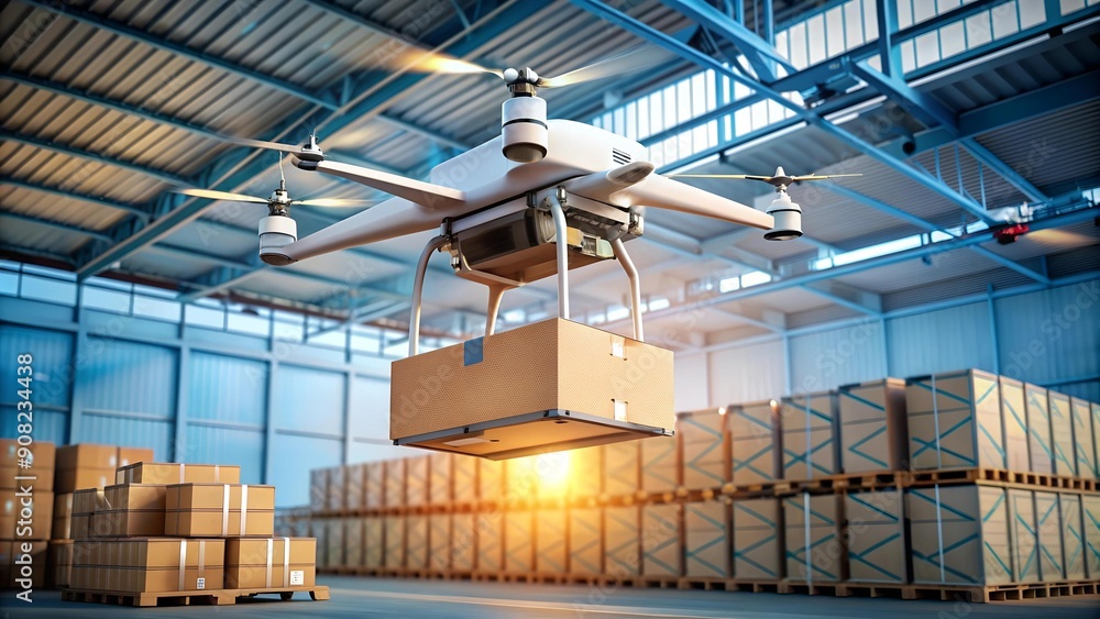 Aufkleber drone data: revolutionizing logistics analytics generative ai