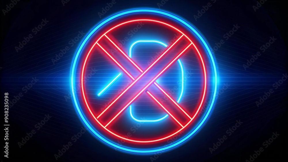 Aufkleber the ai enigma: a glowing warning against uncontrolled artificial intelligence generative ai
