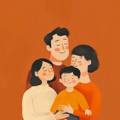 Fototapeta premium Family Harmony 1