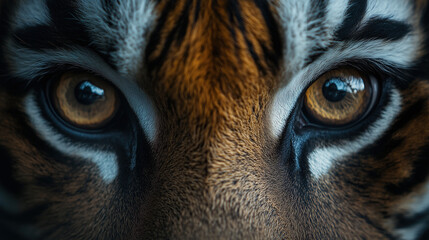 close up of a tiger