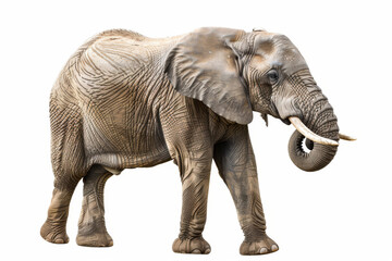 Obraz premium Elephant isolated on white background