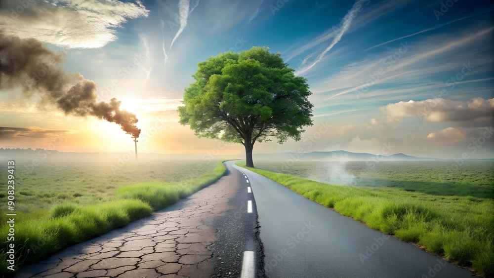 Poster the road not taken: a visual exploration of alternative paths towards sustainability generative ai