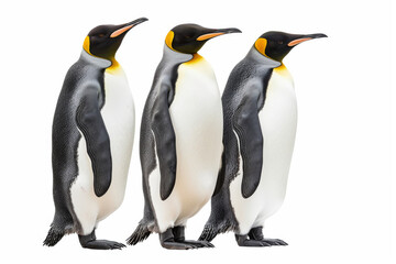 Fototapeta premium Penguins isolated on white background